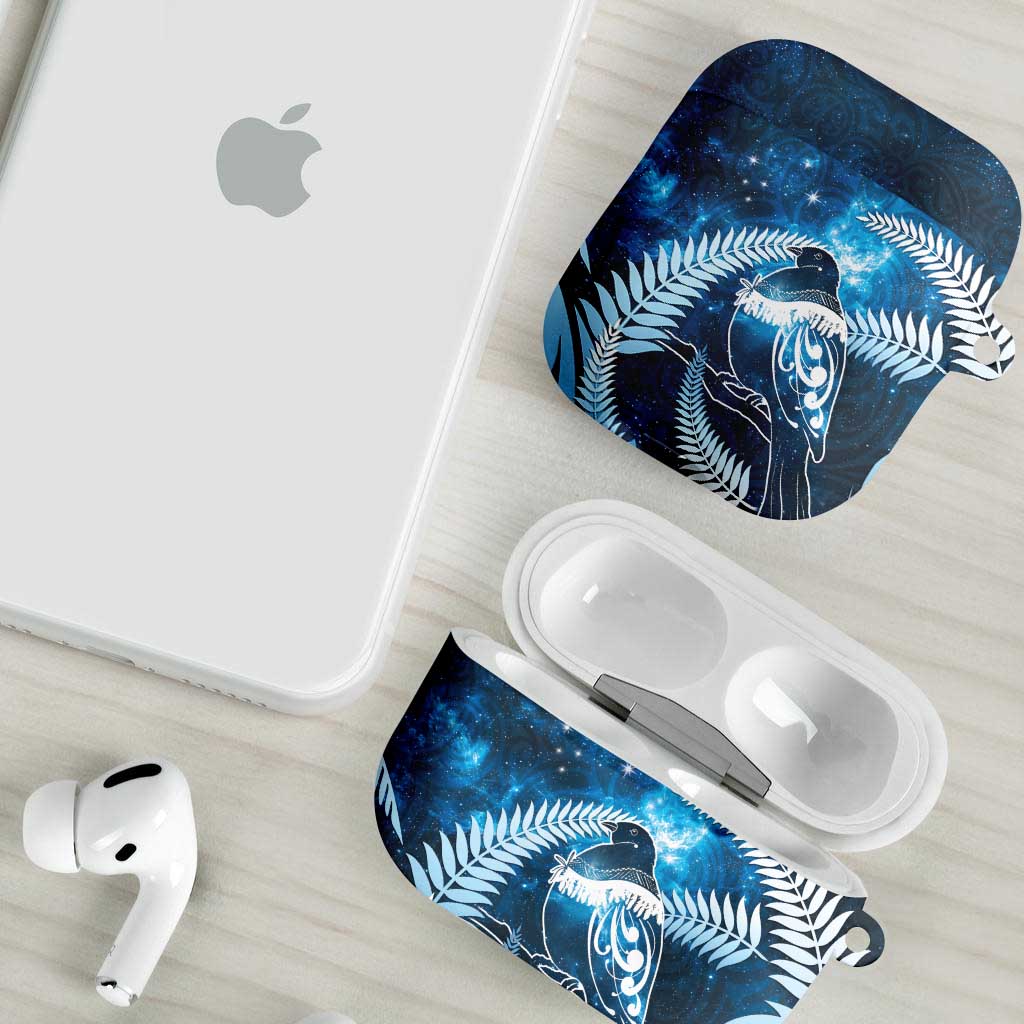New Zealand Matariki AirPods Case Pigeon Kereru Maori Fern Art