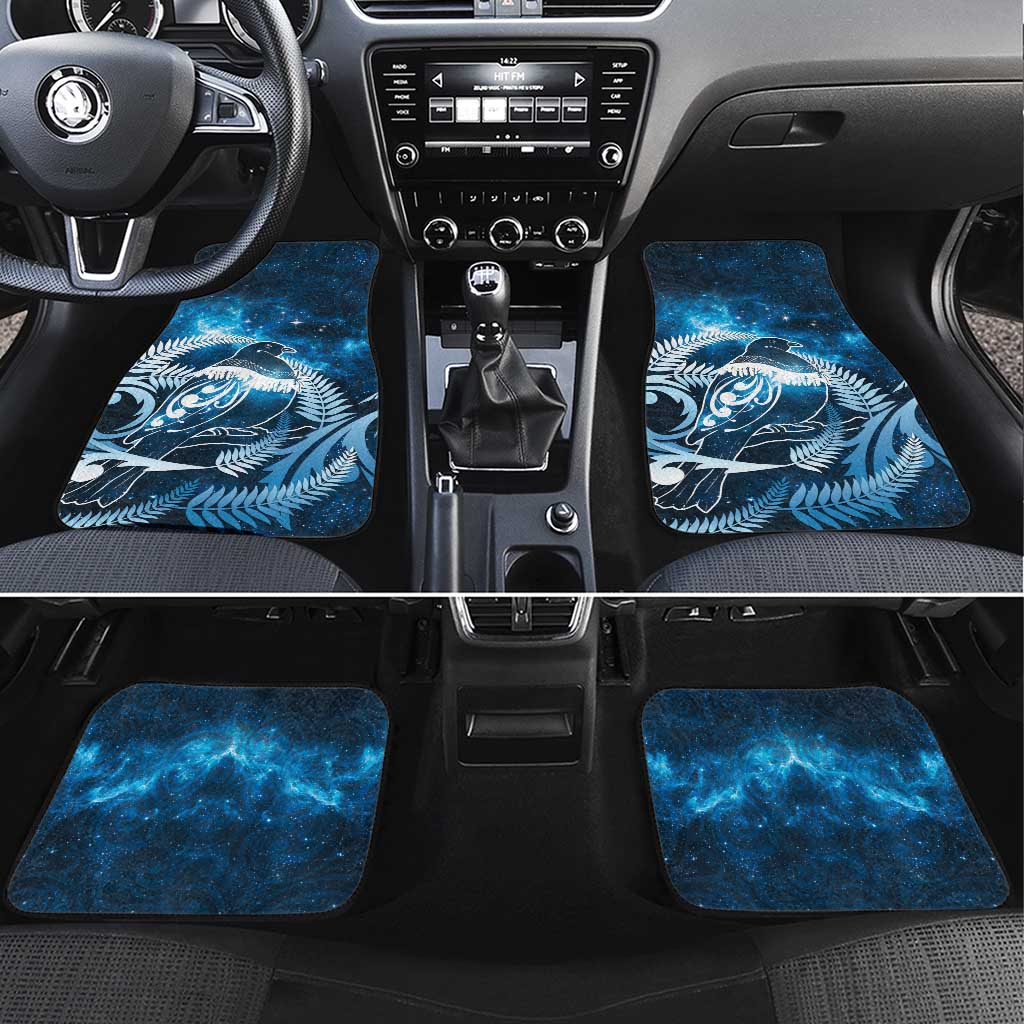 New Zealand Matariki Car Mats Pigeon Kereru Maori Fern Art