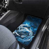 New Zealand Matariki Car Mats Pigeon Kereru Maori Fern Art
