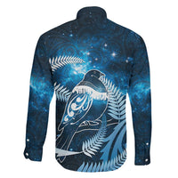 New Zealand Matariki Family Matching Short Sleeve Bodycon Dress and Hawaiian Shirt Pigeon Kereru Maori Fern Art LT05 - Polynesian Pride