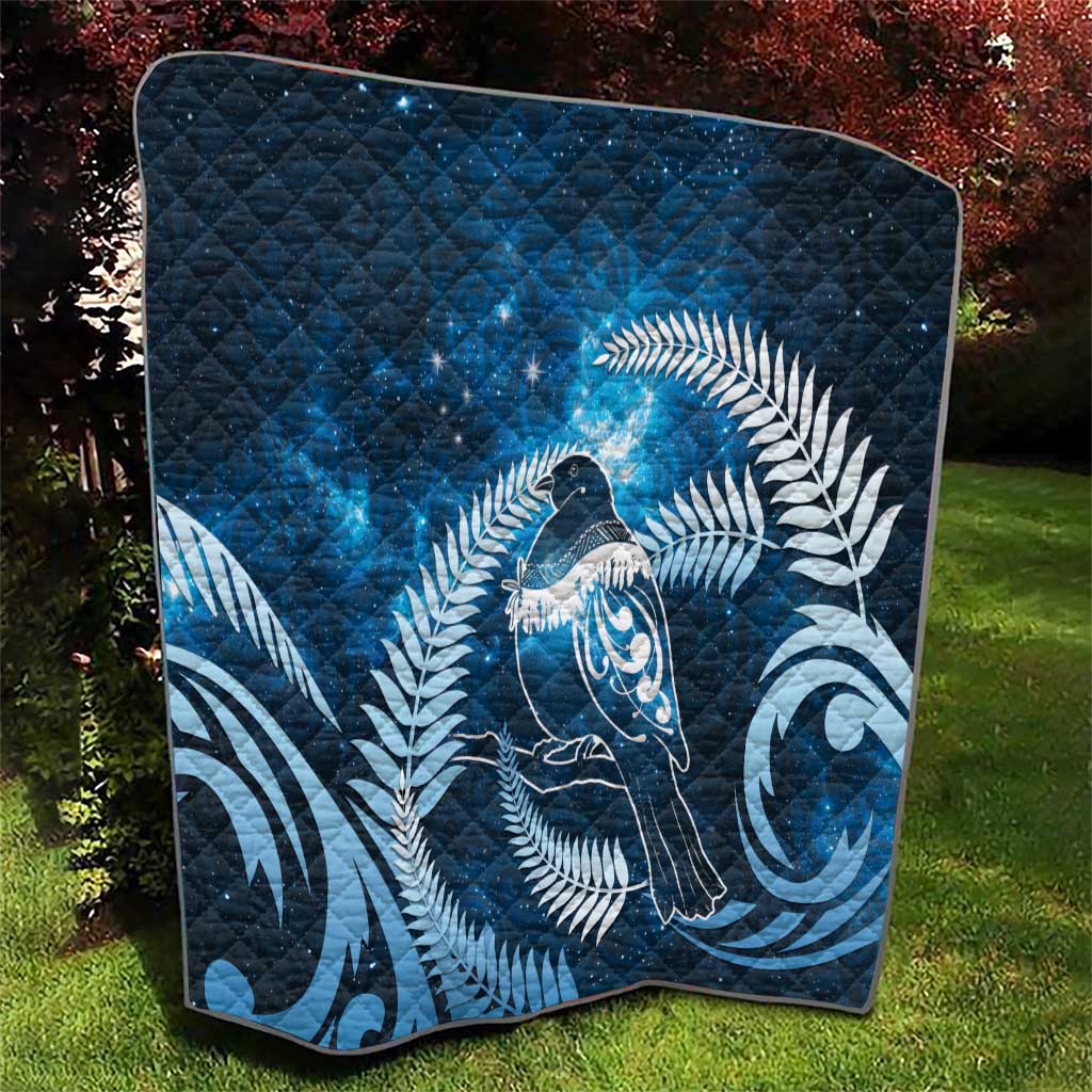 New Zealand Matariki Quilt Pigeon Kereru Maori Fern Art