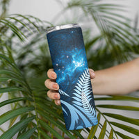 New Zealand Matariki Skinny Tumbler Pigeon Kereru Maori Fern Art LT05 - Polynesian Pride