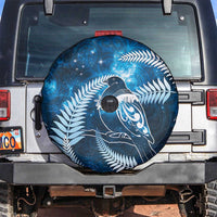 New Zealand Matariki Spare Tire Cover Pigeon Kereru Maori Fern Art LT05 Blue - Polynesian Pride