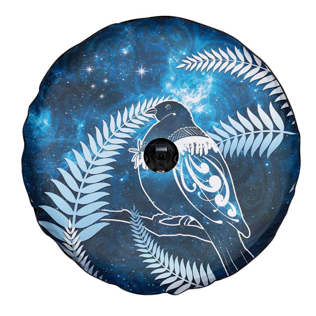 New Zealand Matariki Spare Tire Cover Pigeon Kereru Maori Fern Art LT05 - Polynesian Pride