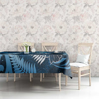 New Zealand Matariki Tablecloth Pigeon Kereru Maori Fern Art