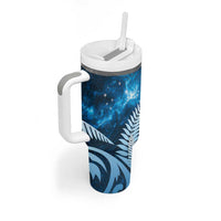 New Zealand Matariki Tumbler With Handle Pigeon Kereru Maori Fern Art LT05 - Polynesian Pride