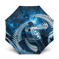 New Zealand Matariki Umbrella Pigeon Kereru Maori Fern Art