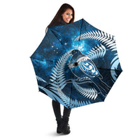 New Zealand Matariki Umbrella Pigeon Kereru Maori Fern Art