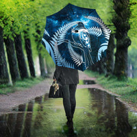 New Zealand Matariki Umbrella Pigeon Kereru Maori Fern Art