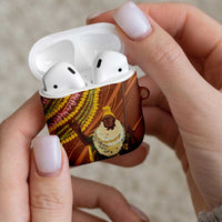 Hawaii King Kamehameha AirPods Case Hawaiian Kakau Pattern With Leis