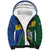 Personalised Solomon Islands Independence Day Sherpa Hoodie With Coat Of Arms