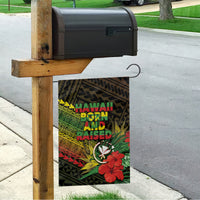 Hawaii Born and Raised Garden Flag Kanaka Maoli Flag Day