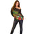 Personalized Hawaii Born and Raised Off Shoulder Sweater Kanaka Maoli Flag Day