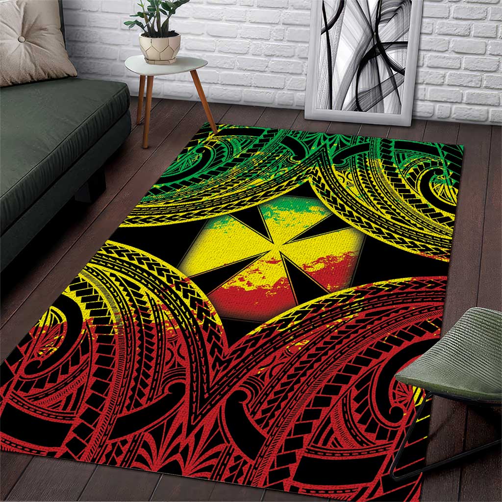 Wallis and Futuna Territory Day Area Rug Polynesian Pattern Simple Style LT05 Reggae - Polynesian Pride