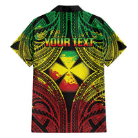 Personalised Wallis and Futuna Territory Day Hawaiian Shirt Polynesian Pattern Simple Style