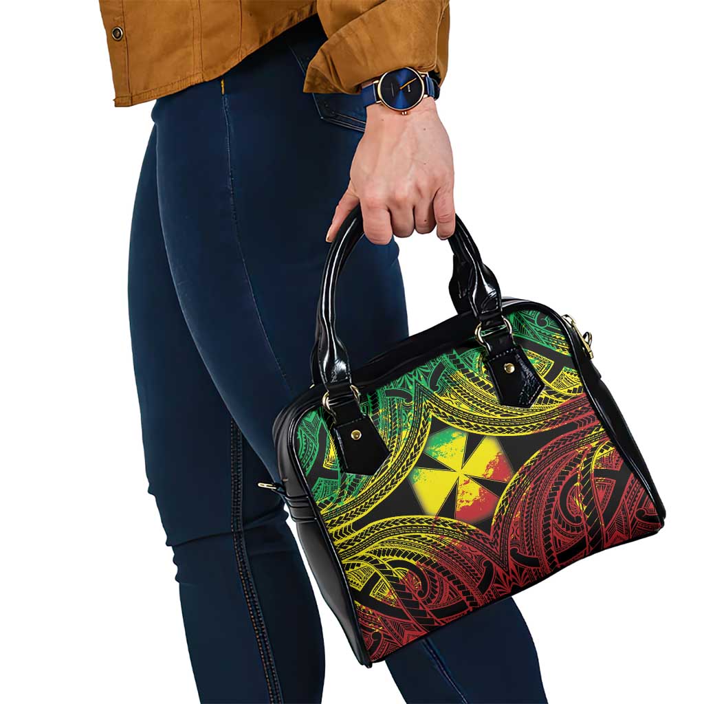 Wallis and Futuna Territory Day Shoulder Handbag Polynesian Pattern Simple Style