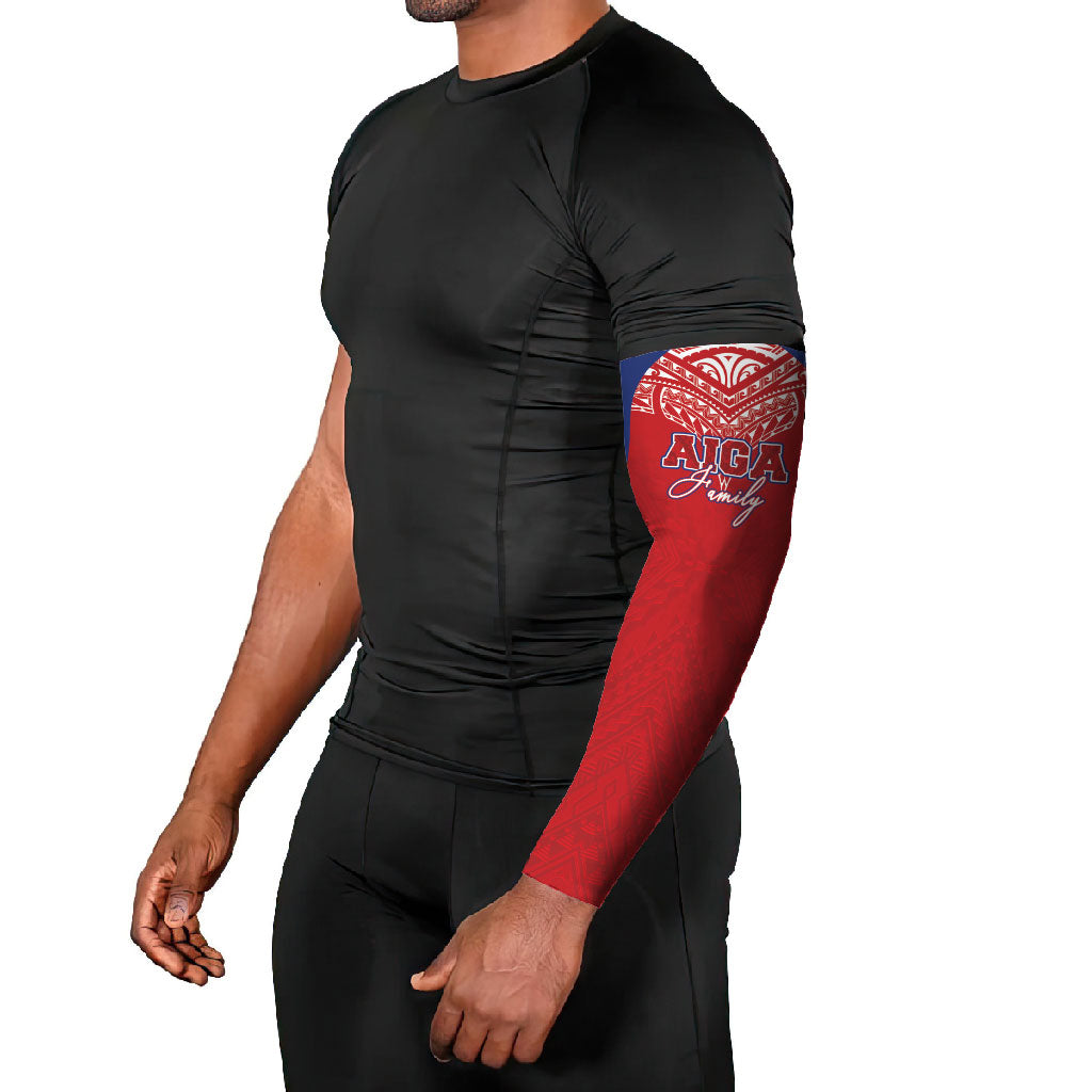 Aiga Samoa Arm Sleeves Aiga Is Everything LT05 - Polynesian Pride