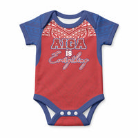 Aiga Samoa Baby Onesie Aiga Is Everything LT05 Red - Polynesian Pride