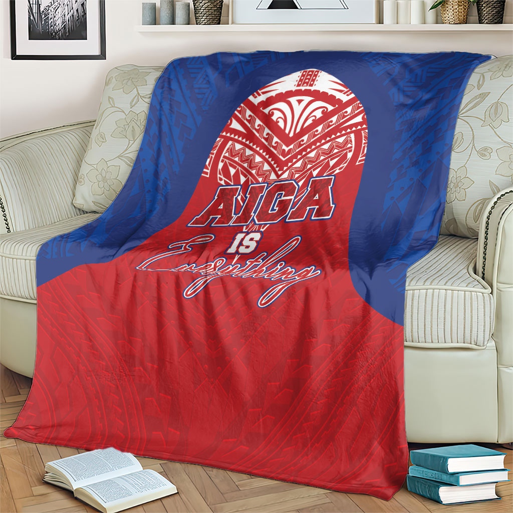 Aiga Samoa Blanket Aiga Is Everything LT05 - Polynesian Pride