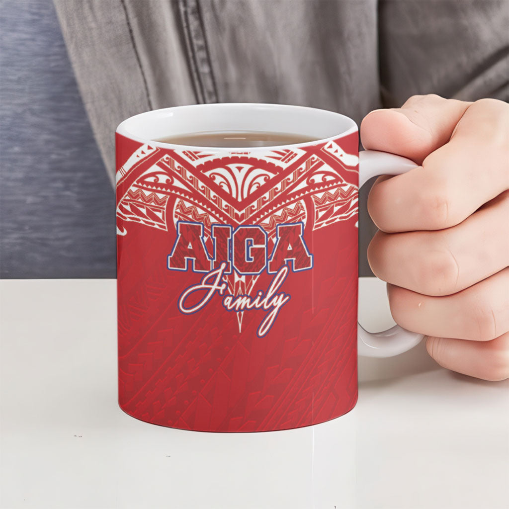 Aiga Samoa Ceramic Mug Aiga Is Everything LT05 - Polynesian Pride