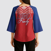 Aiga Samoa Kimono Sleeve Blouse Aiga Is Everything LT05 - Polynesian Pride