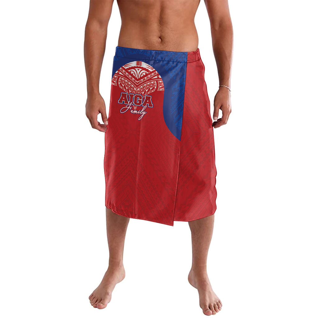 Aiga Samoa Lavalava Aiga Is Everything LT05 Red - Polynesian Pride