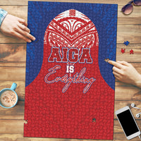 Aiga Samoa Puzzle Aiga Is Everything LT05 Red - Polynesian Pride