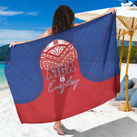 Aiga Samoa Sarong Aiga Is Everything LT05 One Size 44 x 66 inches Red - Polynesian Pride