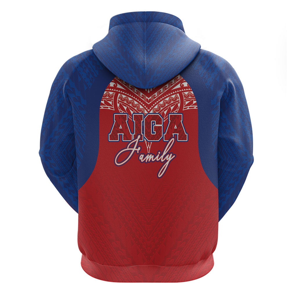 Aiga Samoa Zip Hoodie Aiga Is Everything LT05 - Polynesian Pride