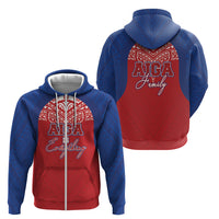 Aiga Samoa Zip Hoodie Aiga Is Everything LT05 - Polynesian Pride