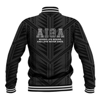 Samoa Aiga Baseball Jacket Samoan Tribal Pattern LT05 - Polynesian Pride