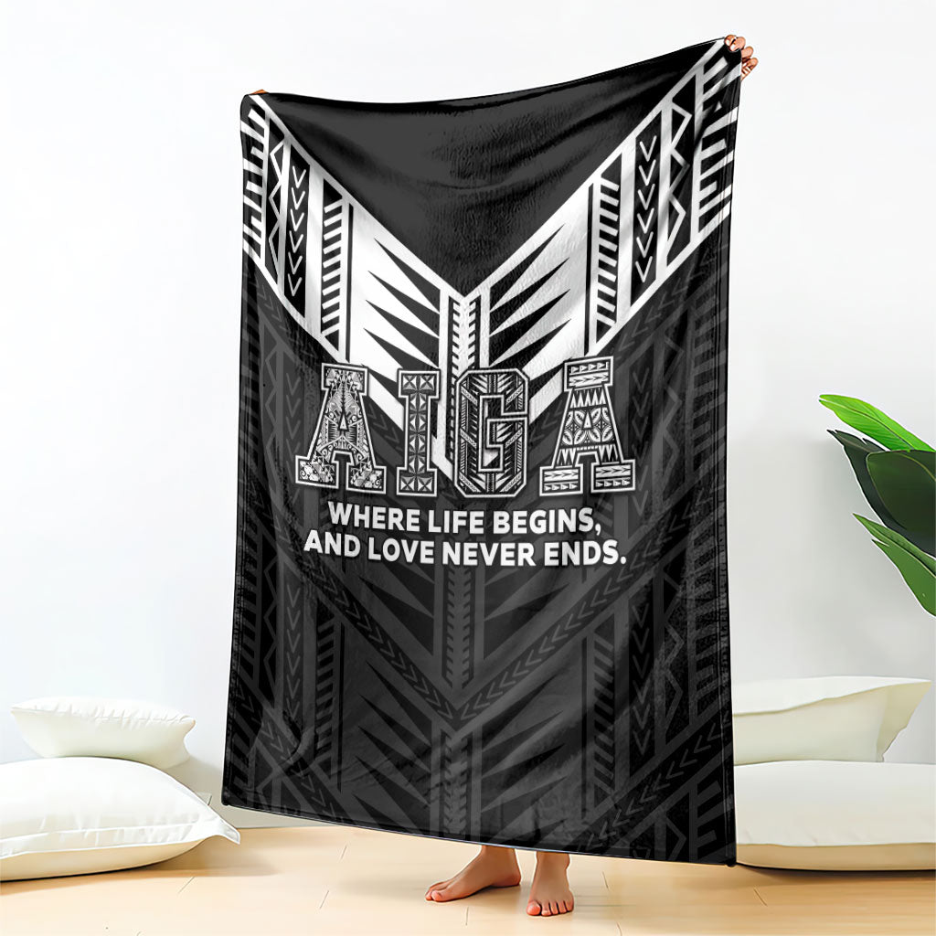 Samoa Aiga Blanket Samoan Tribal Pattern LT05 - Polynesian Pride