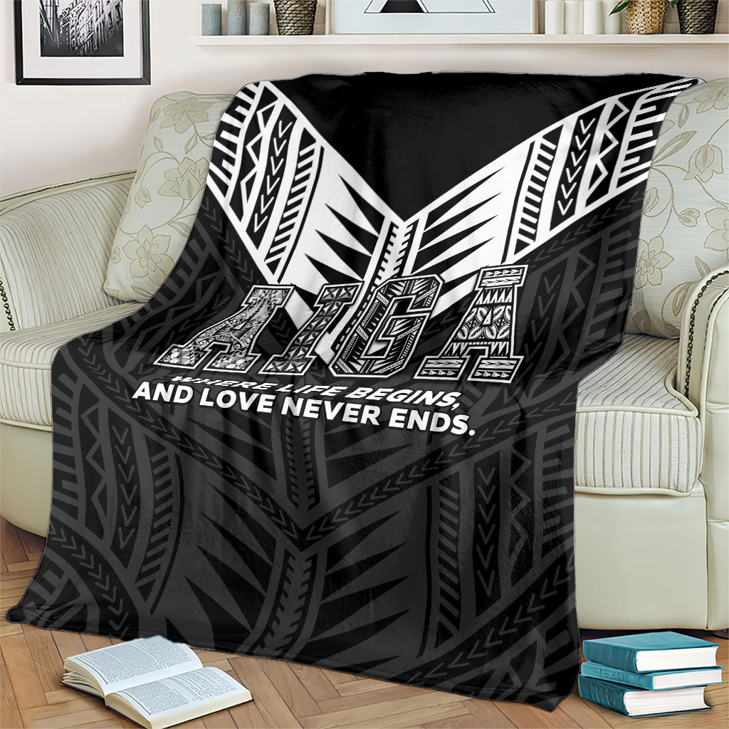 Samoa Aiga Blanket Samoan Tribal Pattern LT05 - Polynesian Pride