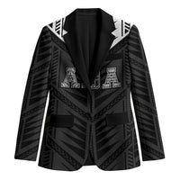 Samoa Aiga Blazer Samoan Tribal Pattern LT05 Unisex Black - Polynesian Pride