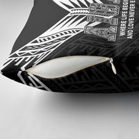 Samoa Aiga Pillow Cover Samoan Tribal Pattern LT05 - Polynesian Pride