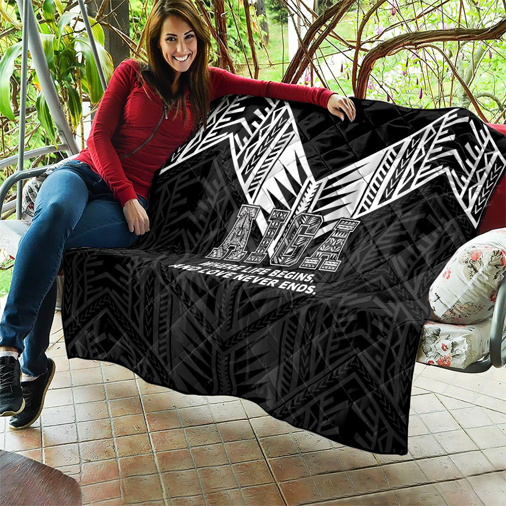 Samoa Aiga Quilt Samoan Tribal Pattern LT05 - Polynesian Pride