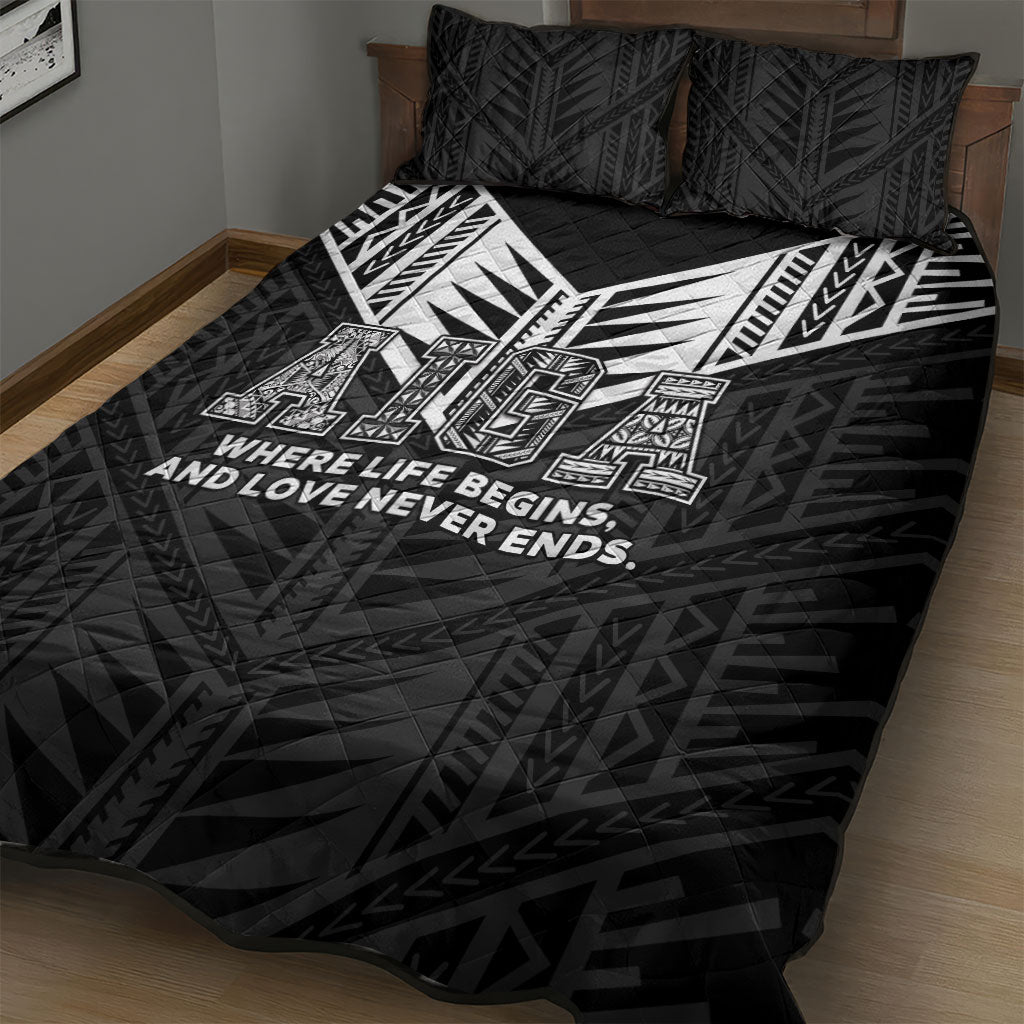 Samoa Aiga Quilt Bed Set Samoan Tribal Pattern LT05 - Polynesian Pride