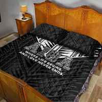 Samoa Aiga Quilt Bed Set Samoan Tribal Pattern LT05 - Polynesian Pride