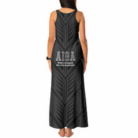 Samoa Aiga Tank Maxi Dress Samoan Tribal Pattern LT05 - Polynesian Pride