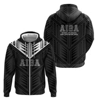 Samoa Aiga Zip Hoodie Samoan Tribal Pattern LT05 - Polynesian Pride