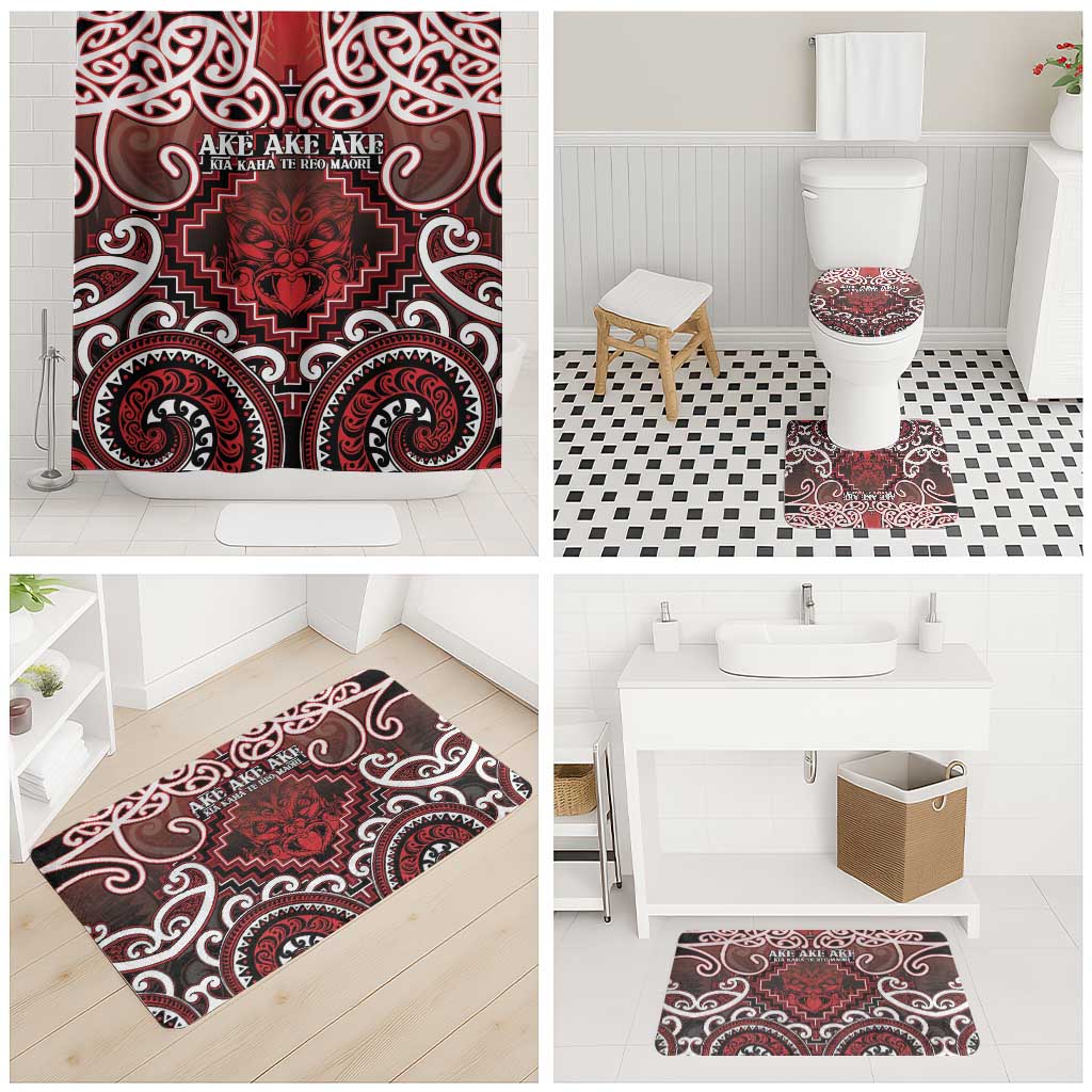 New Zealand Aotearoa Bathroom Set Te Reo Maori Ake Ake Ake - Polynesian Pride