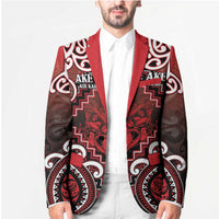 Personalised New Zealand Aotearoa Blazer Te Reo Maori Ake Ake Ake LT05 - Polynesian Pride