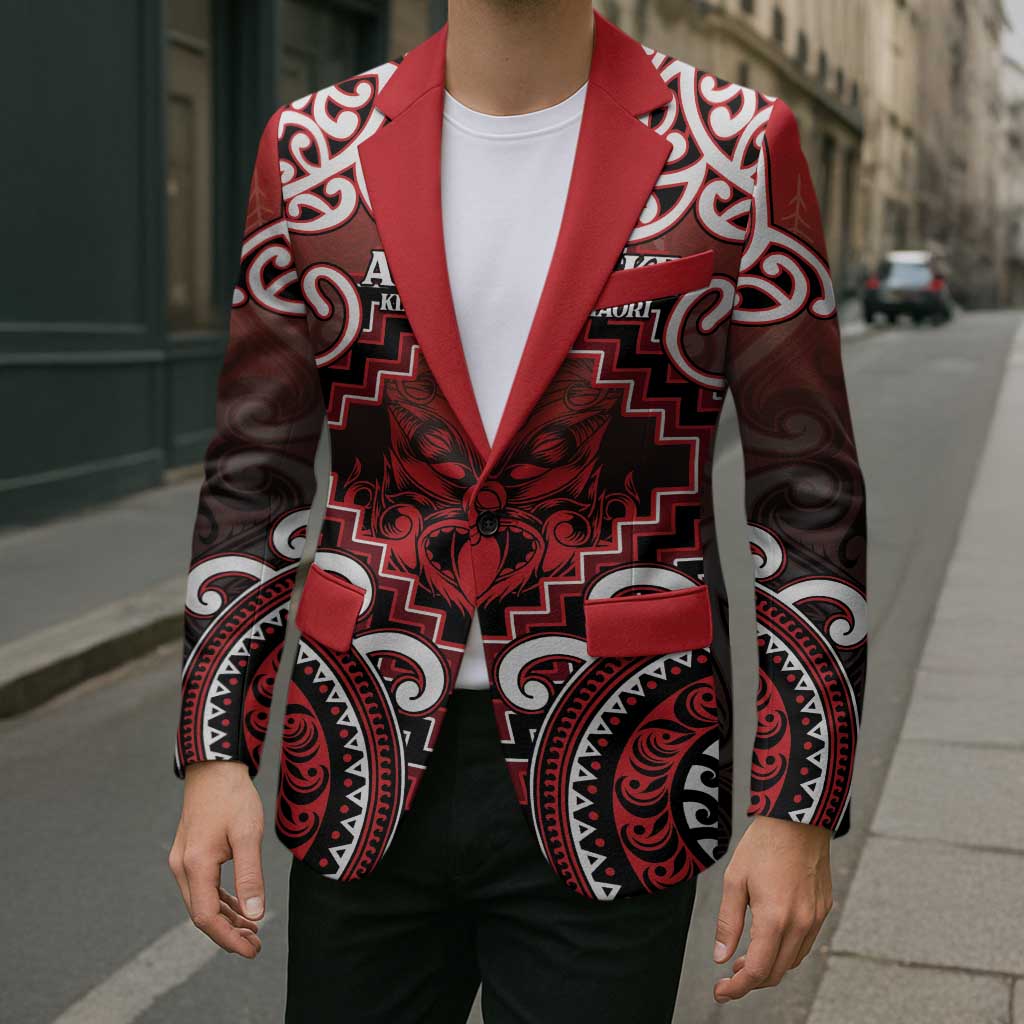 Personalised New Zealand Aotearoa Blazer Te Reo Maori Ake Ake Ake LT05 - Polynesian Pride