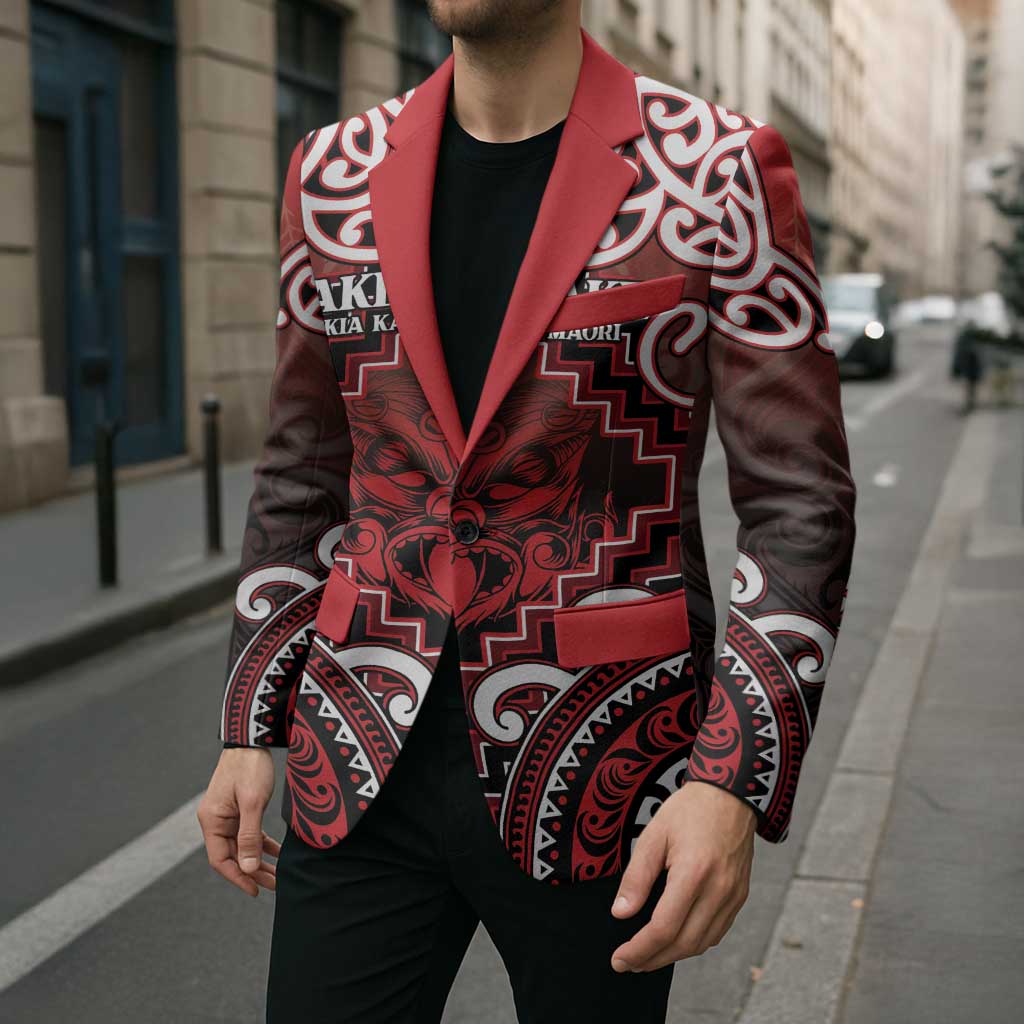Personalised New Zealand Aotearoa Blazer Te Reo Maori Ake Ake Ake LT05 - Polynesian Pride