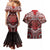 Personalised New Zealand Aotearoa Couples Matching Mermaid Dress and Hawaiian Shirt Te Reo Maori Ake Ake Ake - Polynesian Pride