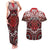 Personalised New Zealand Aotearoa Couples Matching Tank Maxi Dress and Hawaiian Shirt Te Reo Maori Ake Ake Ake - Polynesian Pride