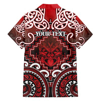 Personalised New Zealand Aotearoa Family Matching Long Sleeve Bodycon Dress and Hawaiian Shirt Te Reo Maori Ake Ake Ake LT05 - Polynesian Pride