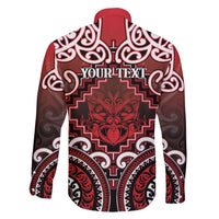 Personalised New Zealand Aotearoa Family Matching Off Shoulder Maxi Dress and Hawaiian Shirt Te Reo Maori Ake Ake Ake LT05 - Polynesian Pride