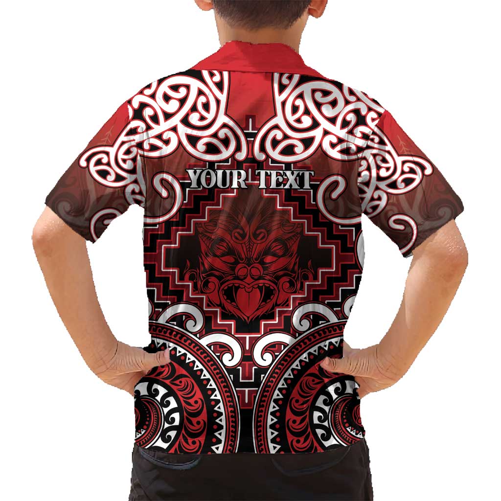 Personalised New Zealand Aotearoa Family Matching Tank Maxi Dress and Hawaiian Shirt Te Reo Maori Ake Ake Ake LT05 - Polynesian Pride
