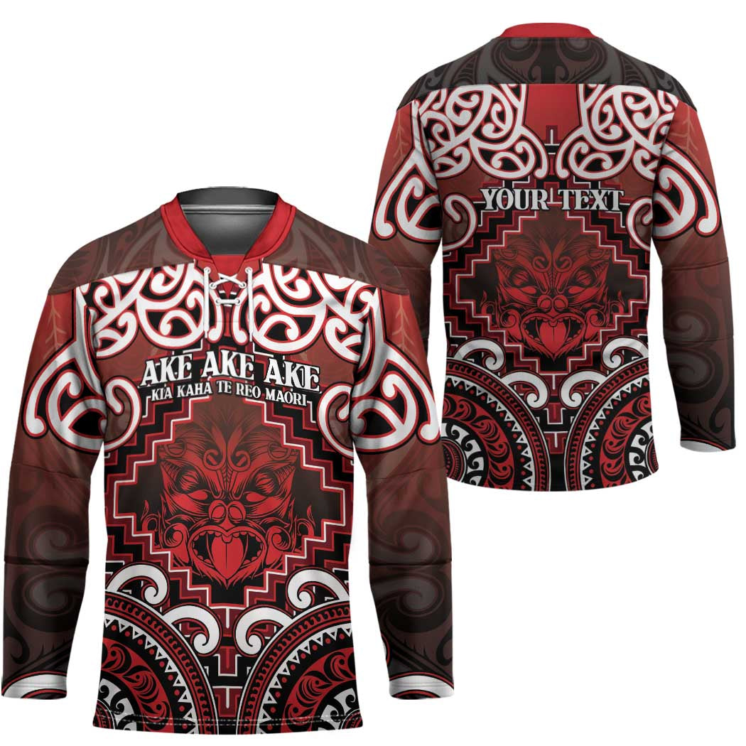 Personalised New Zealand Aotearoa Hockey Jersey Te Reo Maori Ake Ake Ake - Polynesian Pride